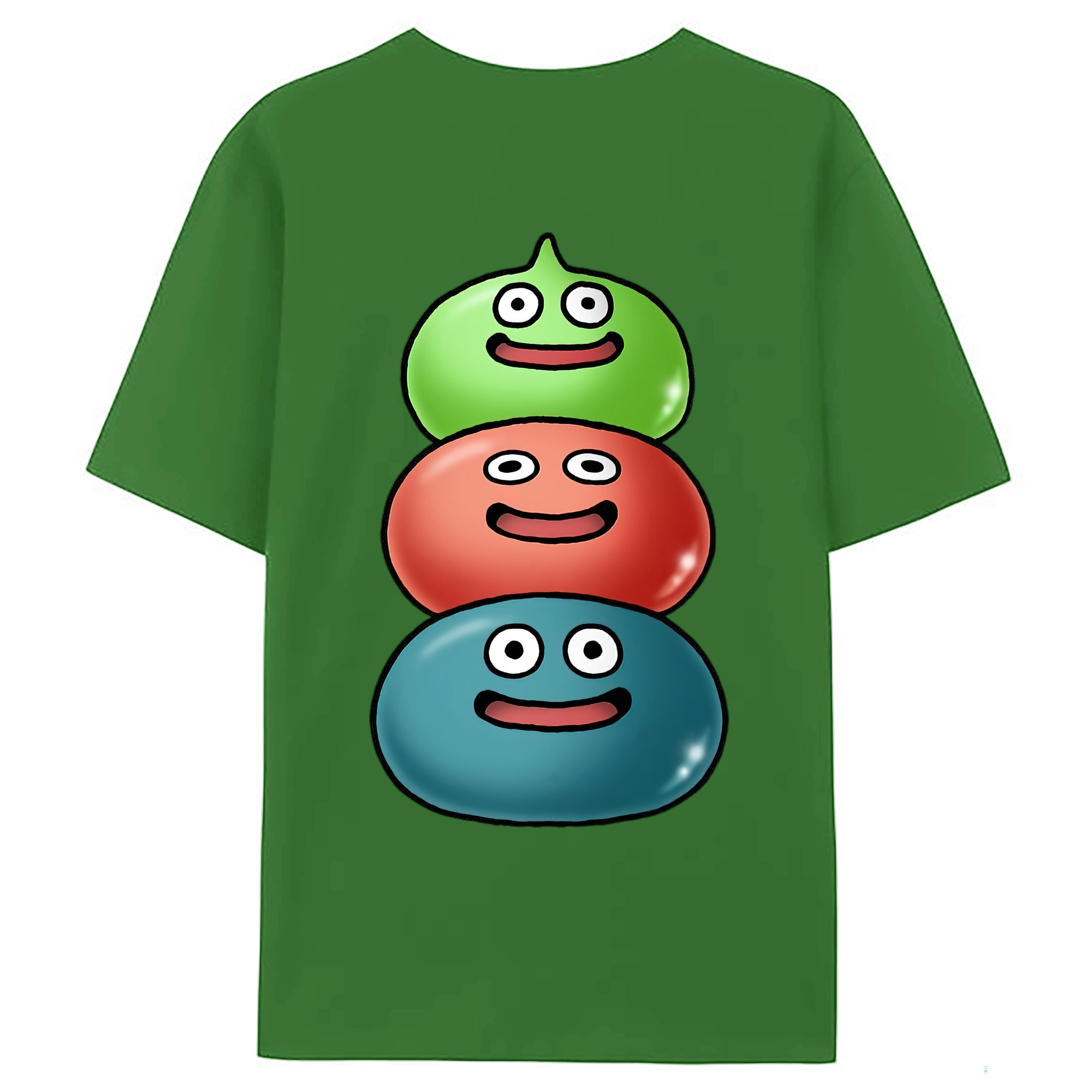 （画像用） ドラゴンクエスト Doragon Kuesuto Dragon Quest レディース半袖Tシャツ(バックプリント)